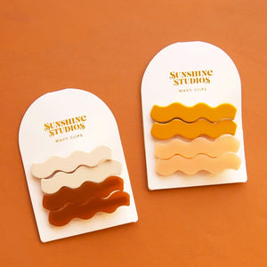 wavy hair clips by Sunshine Studios