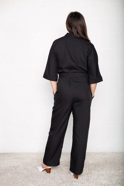charlotte jumpsuit in black by NLT