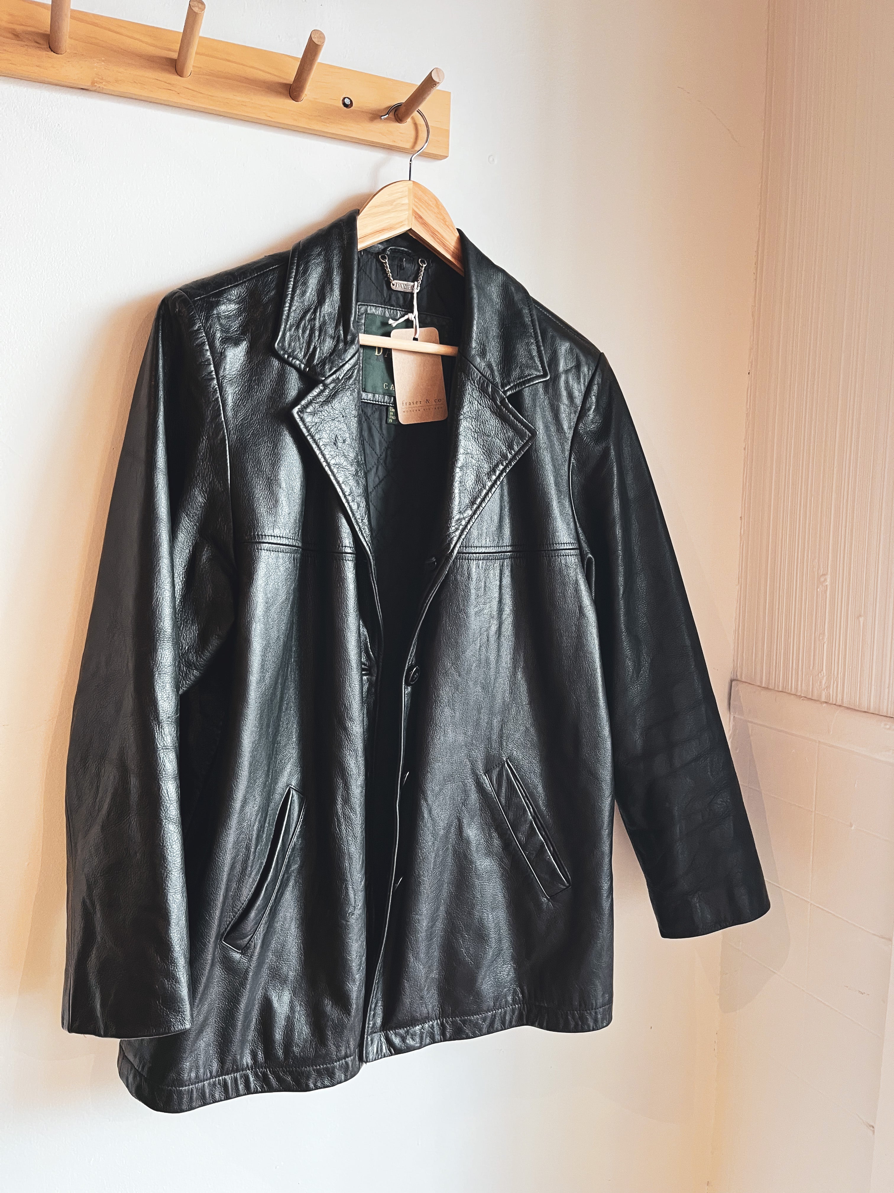 vintage Danier leather coat size | M