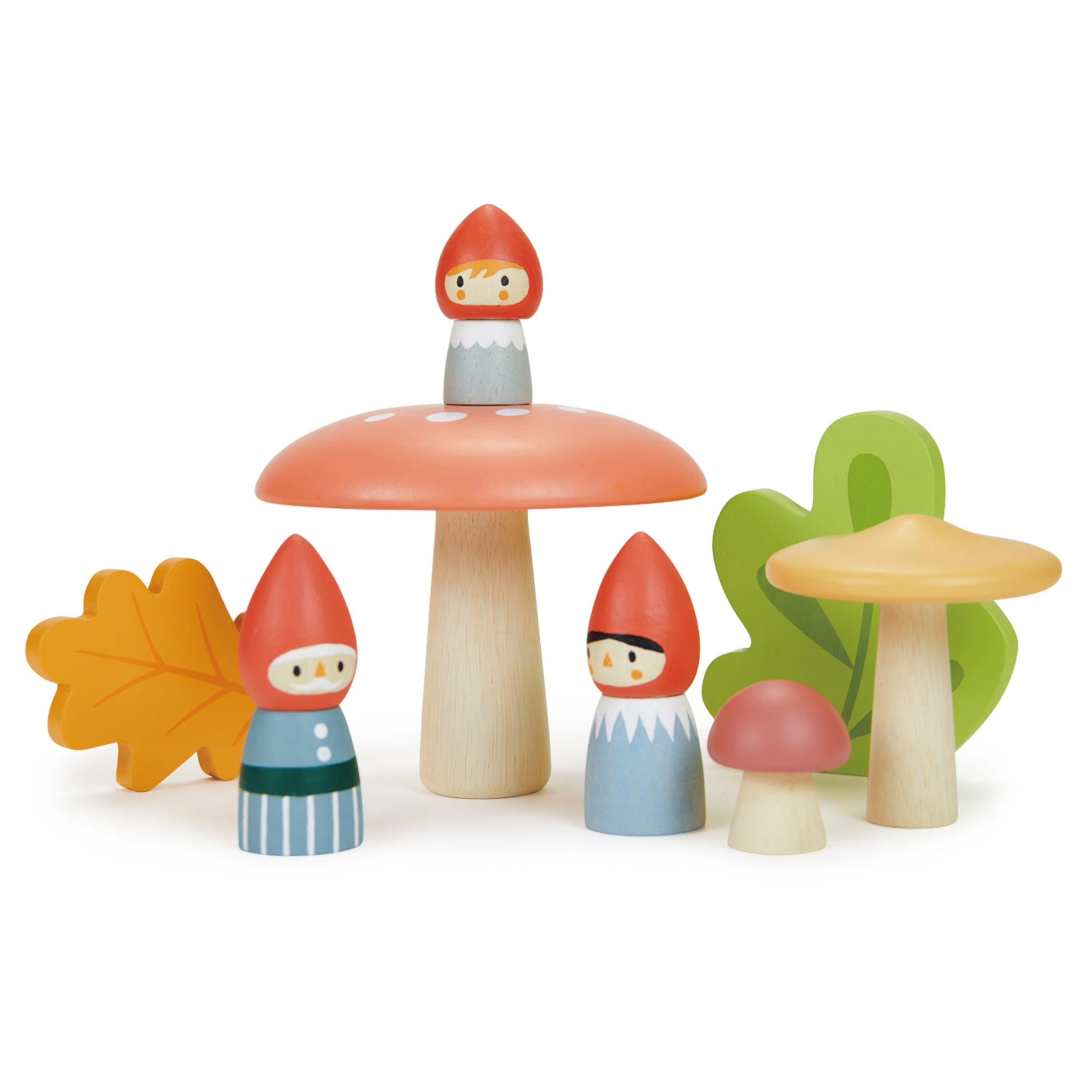 woodland gnome family by tender leaf toys