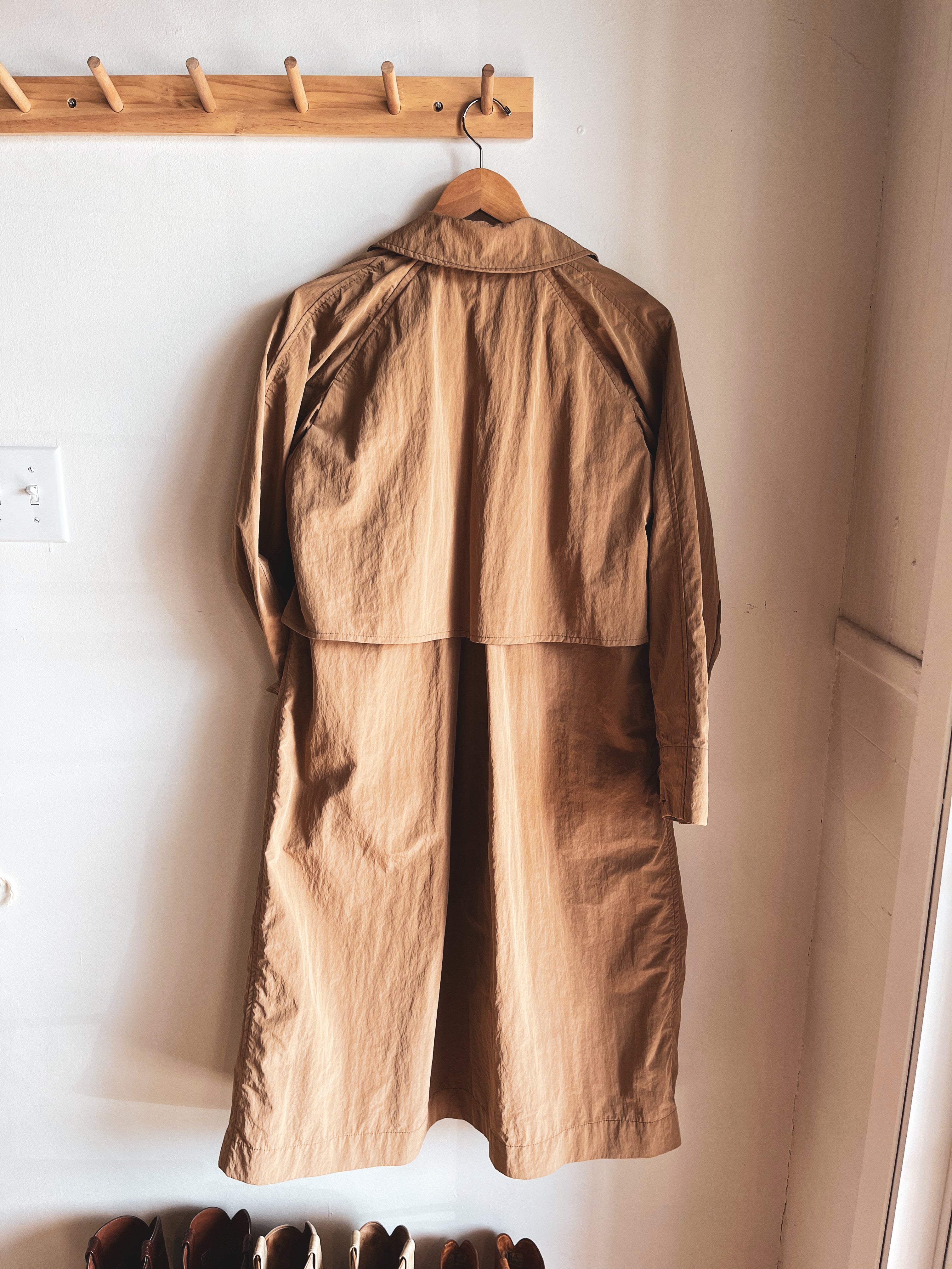 preloved beige Babaton trench coat | XS