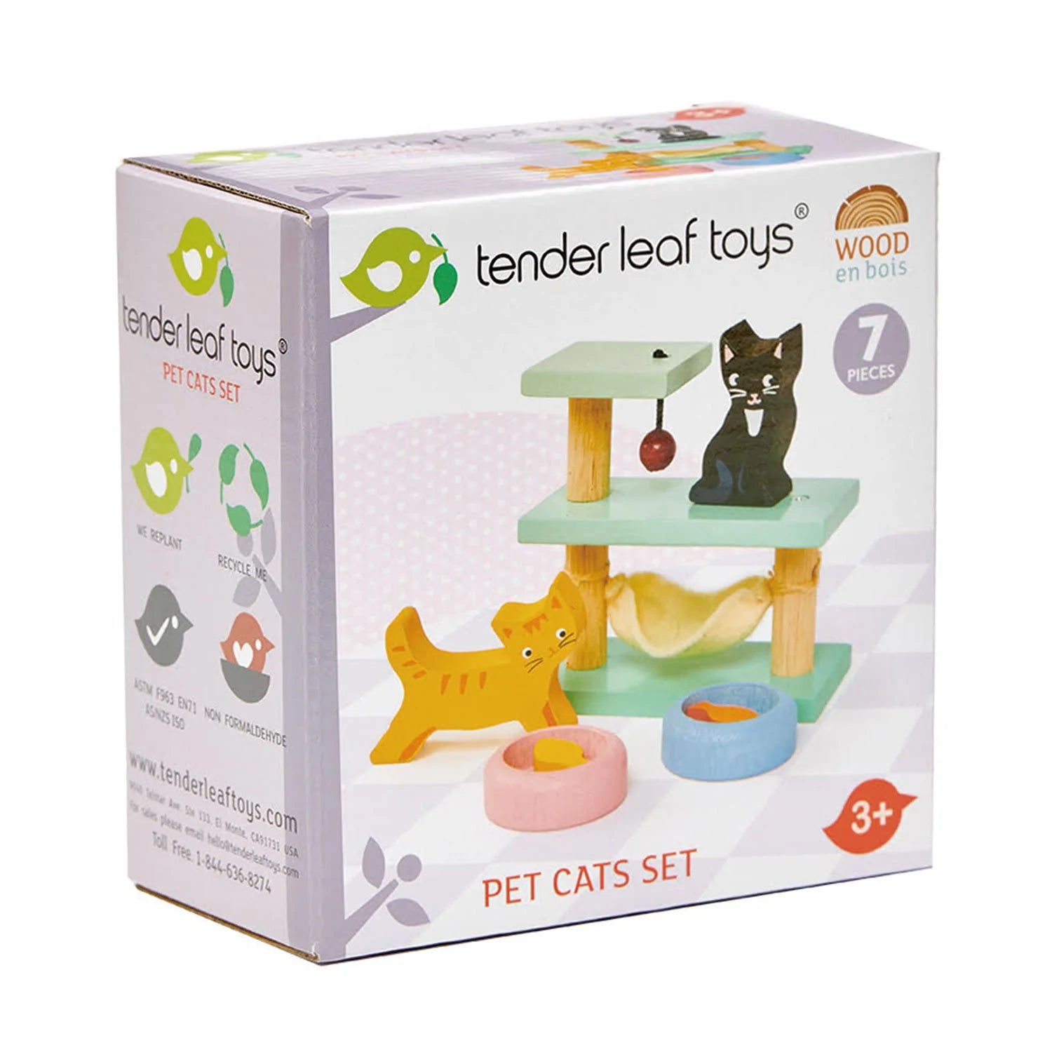 pet cats set by tender leaf toys