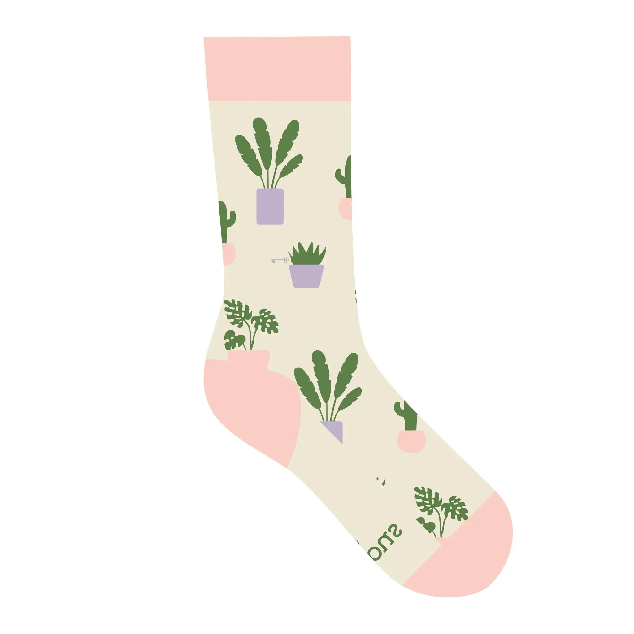 socks that build homes (plants) by conscious step | S