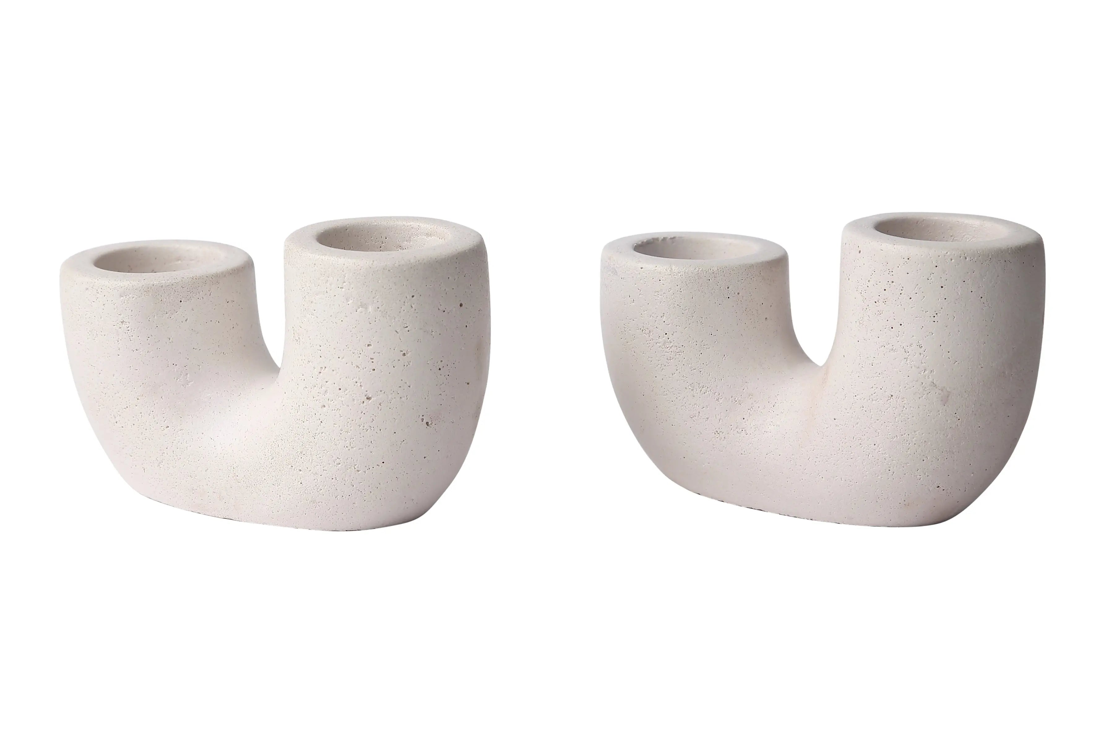 nordic style concrete candle holder by Casa Amarosa