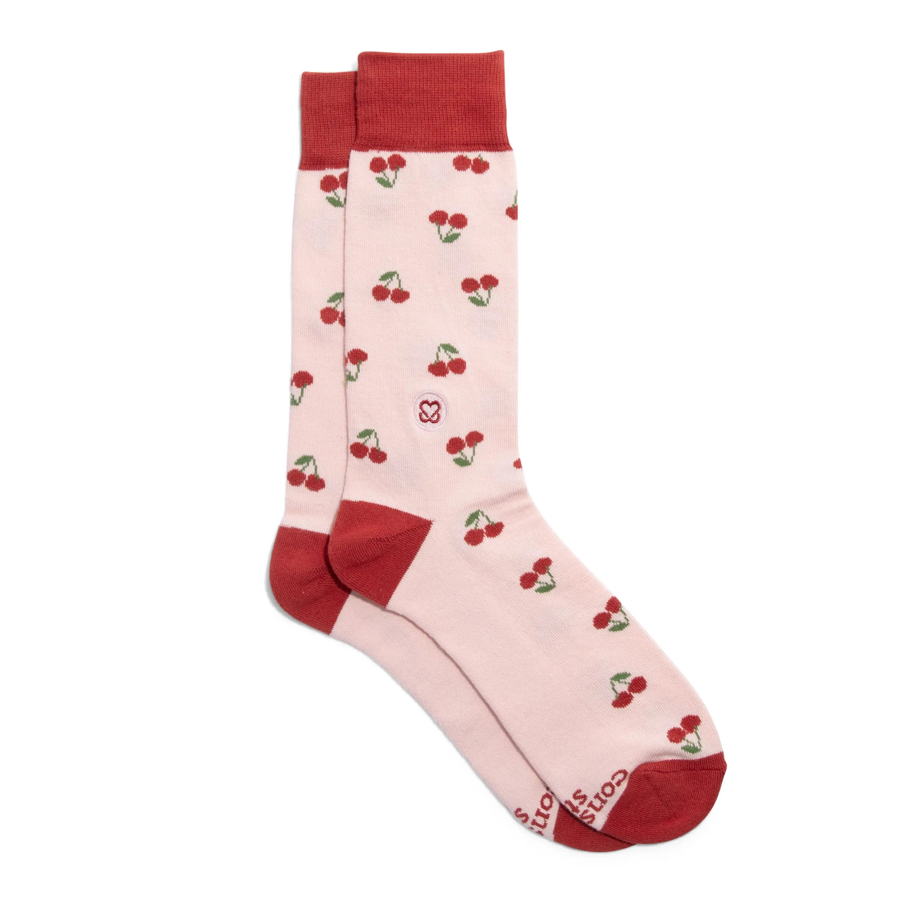 socks that support self-checks (cherries) by conscious step | S