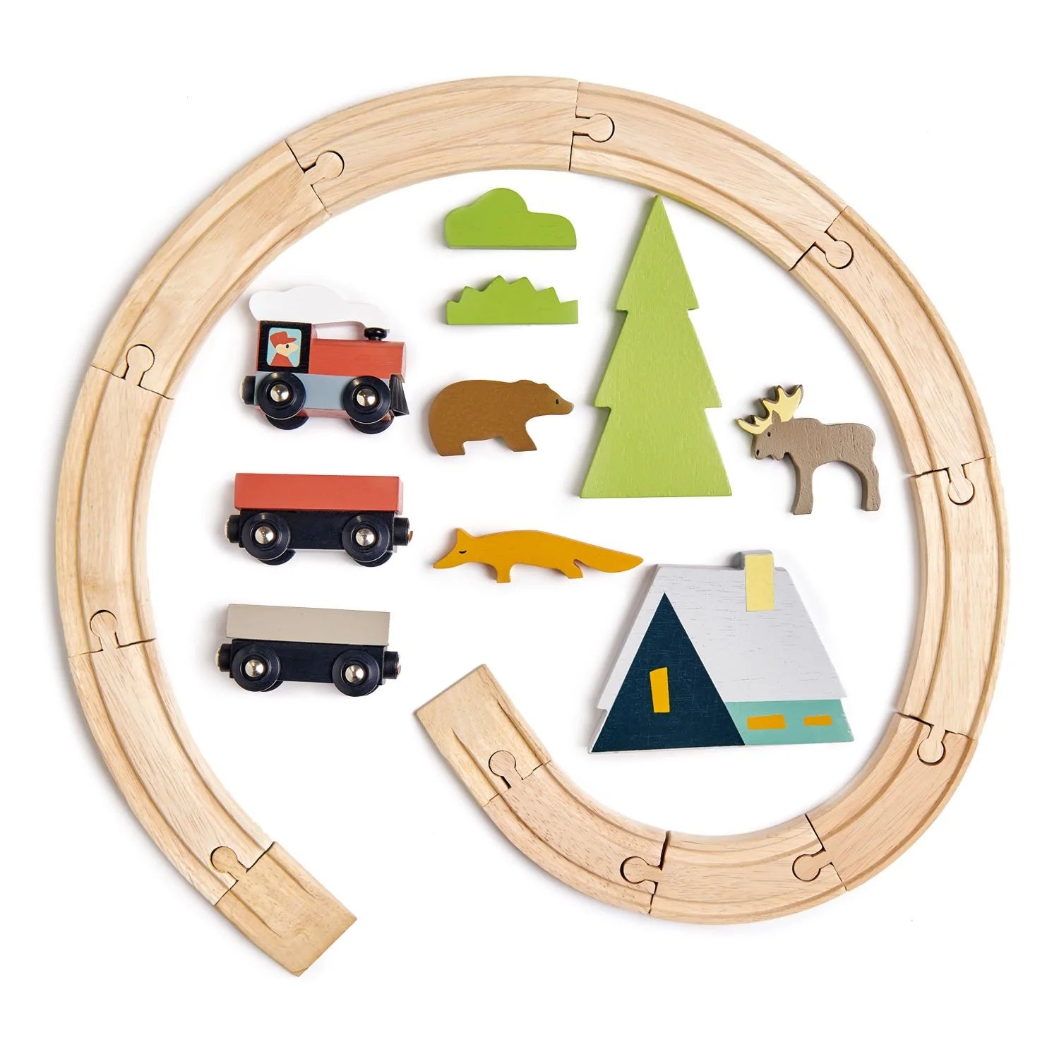 treetop train train set by tender leaf toys