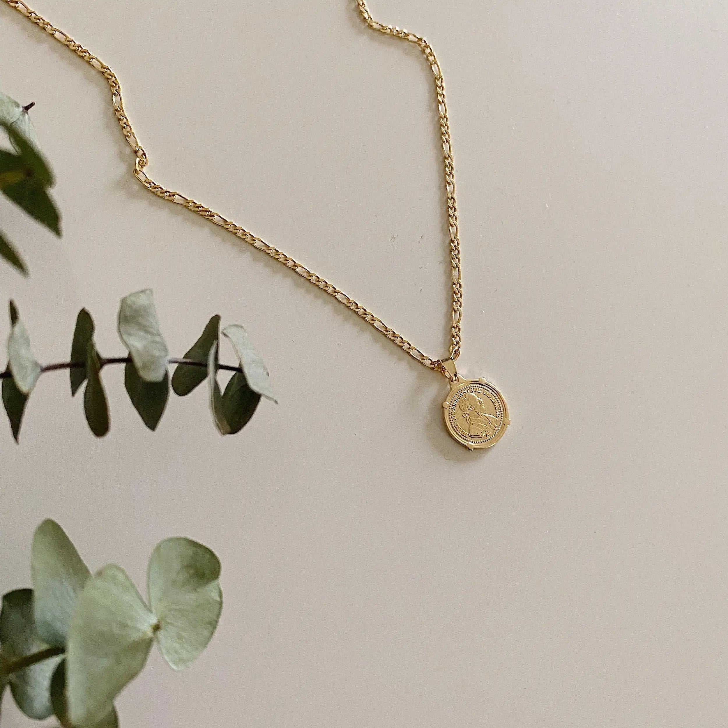 vintage coin necklace by Sydney Rose Co.