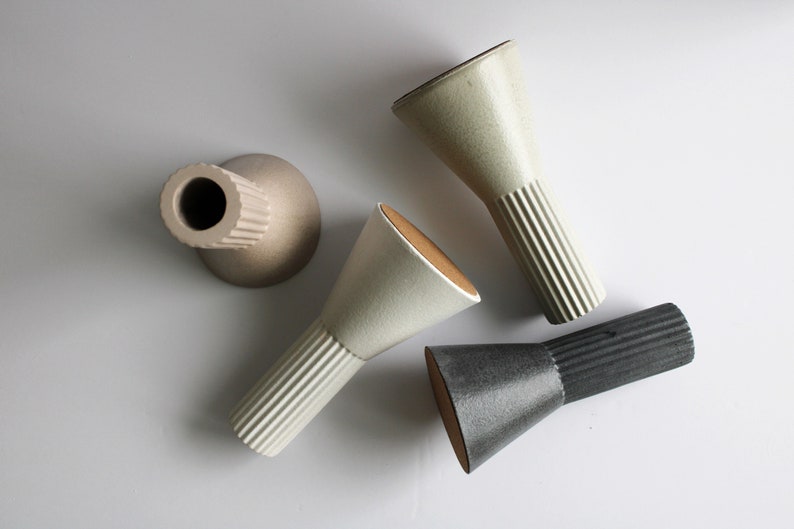 fluted vase by Inhabt