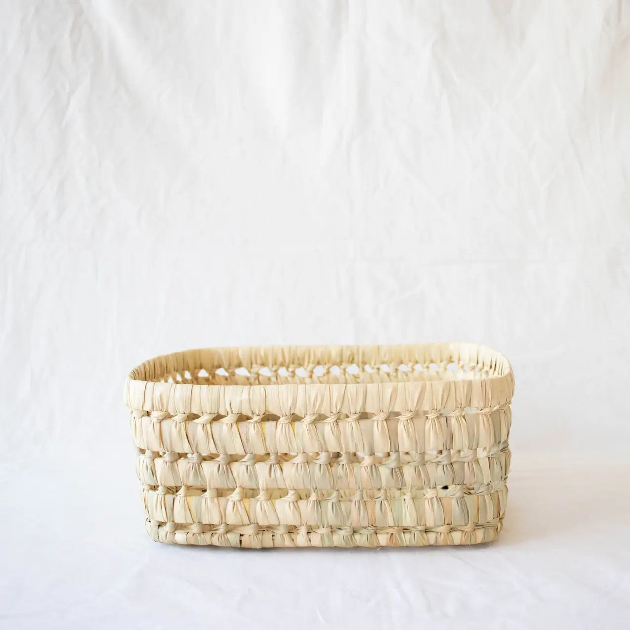 medium open weave storage basket