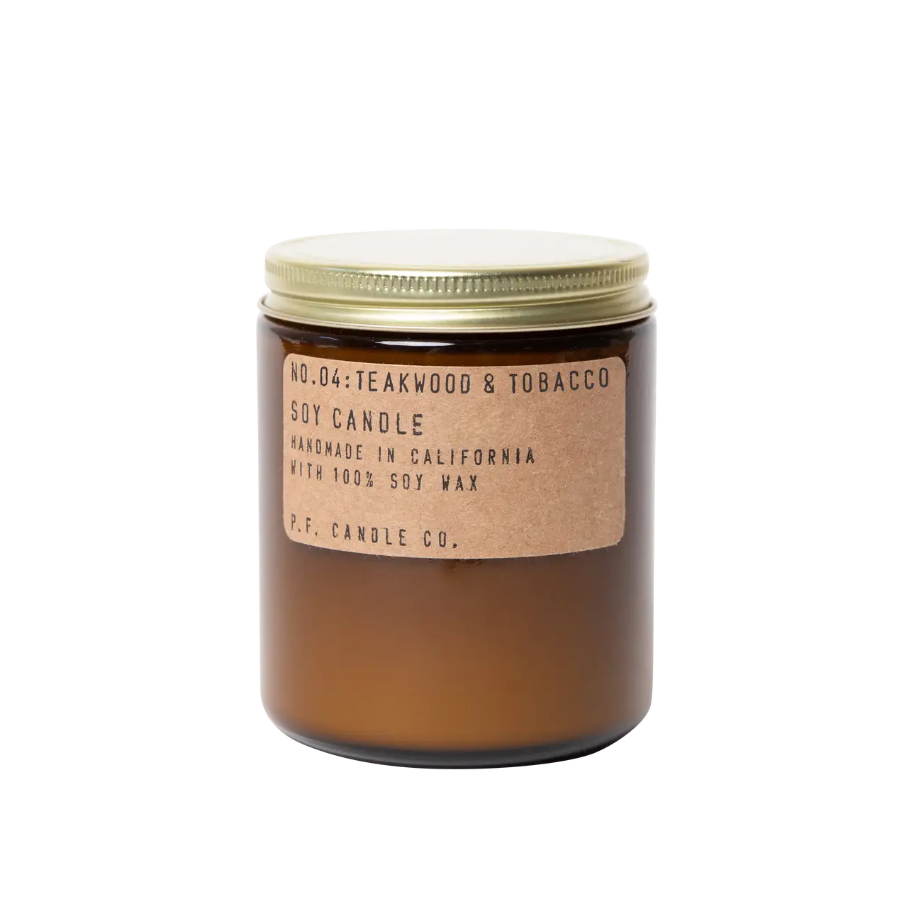 teakwood & tobacco candle by P.F. Candle Co.