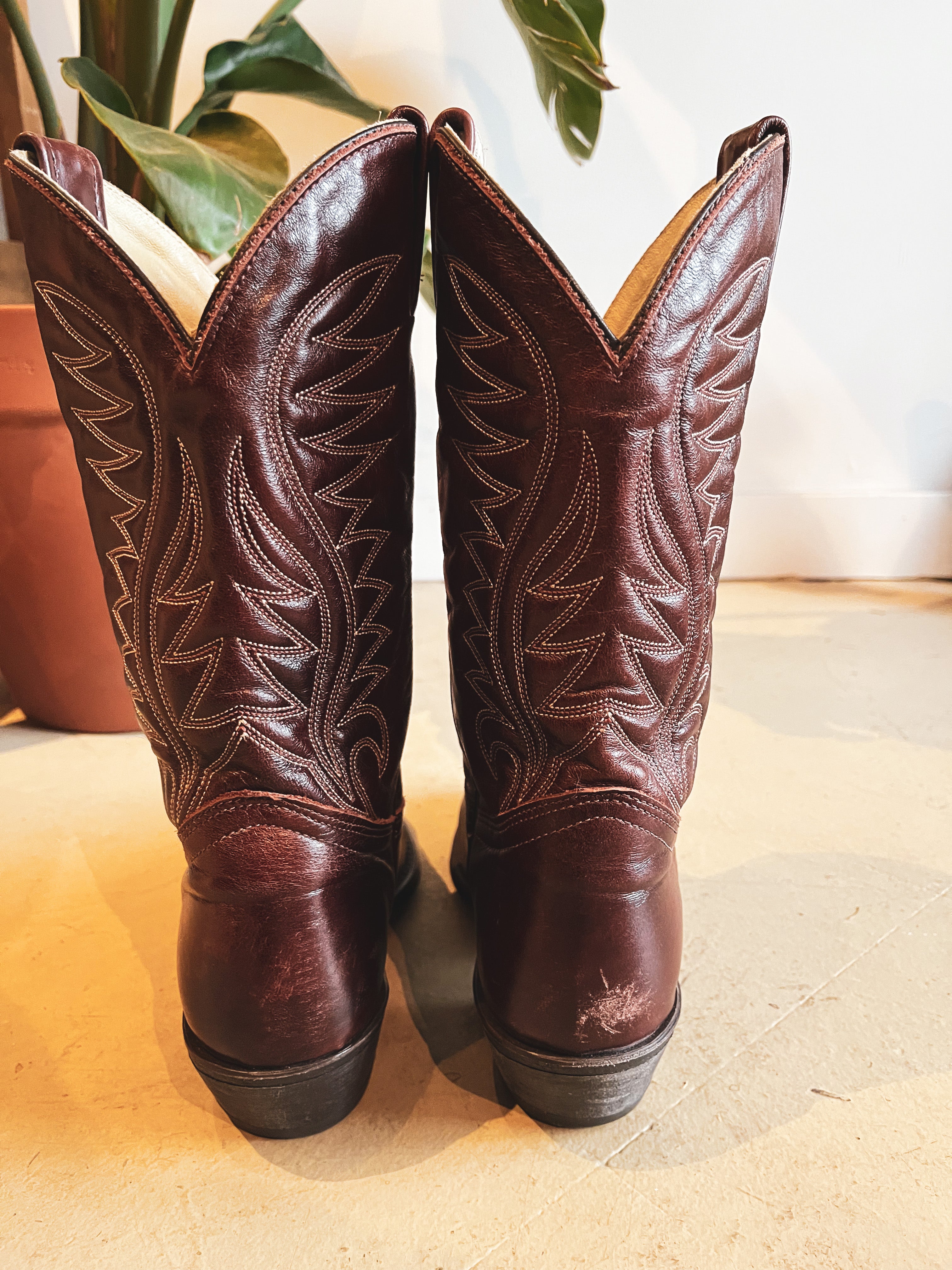 vintage dark brown Canada West Boots | 8.5