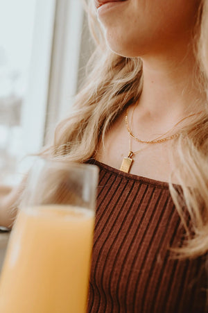 Open image in slideshow, figaro layering necklace in gold by Sydney Rose Co.
