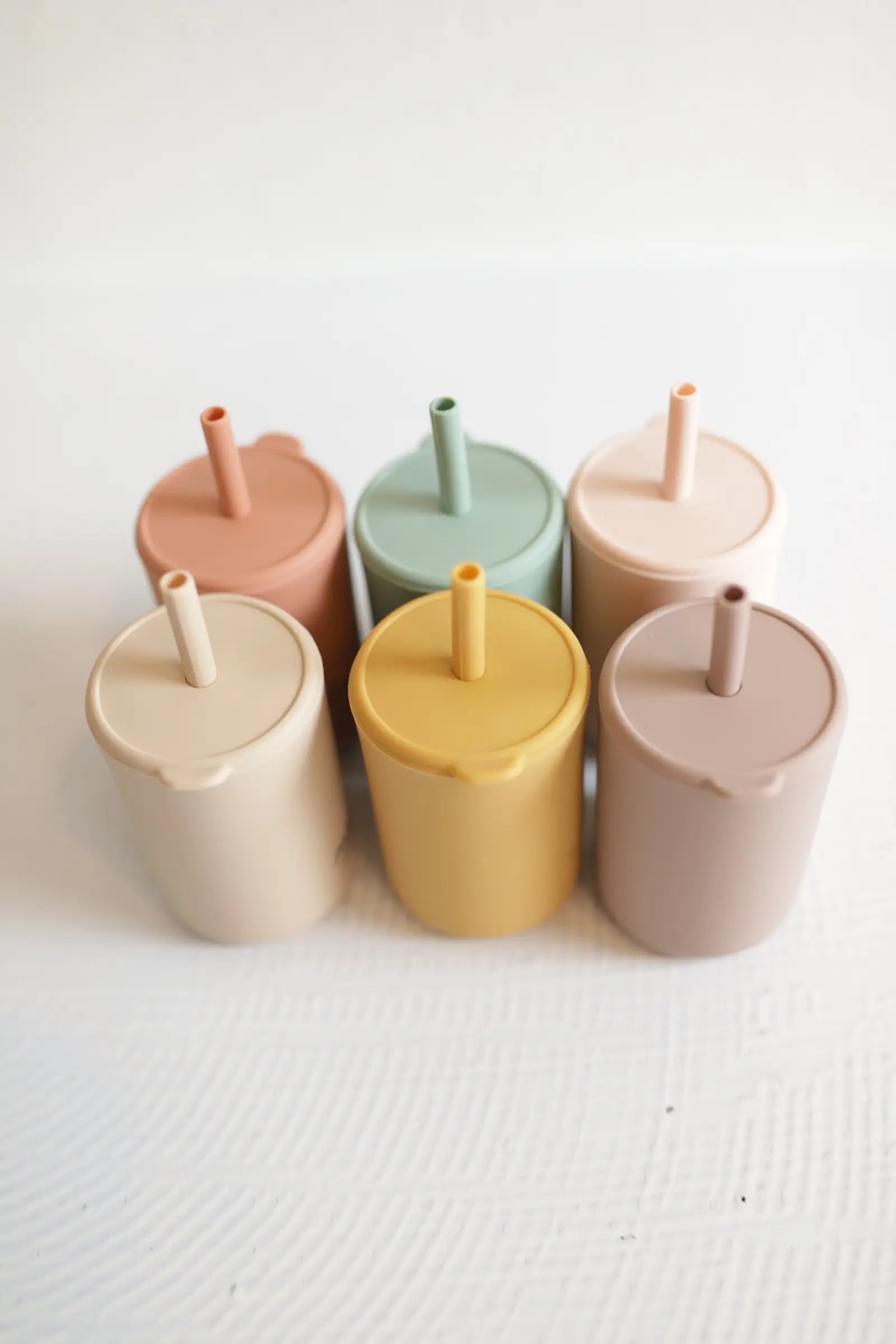 silicone straw cup w/lid & straw | polished prints