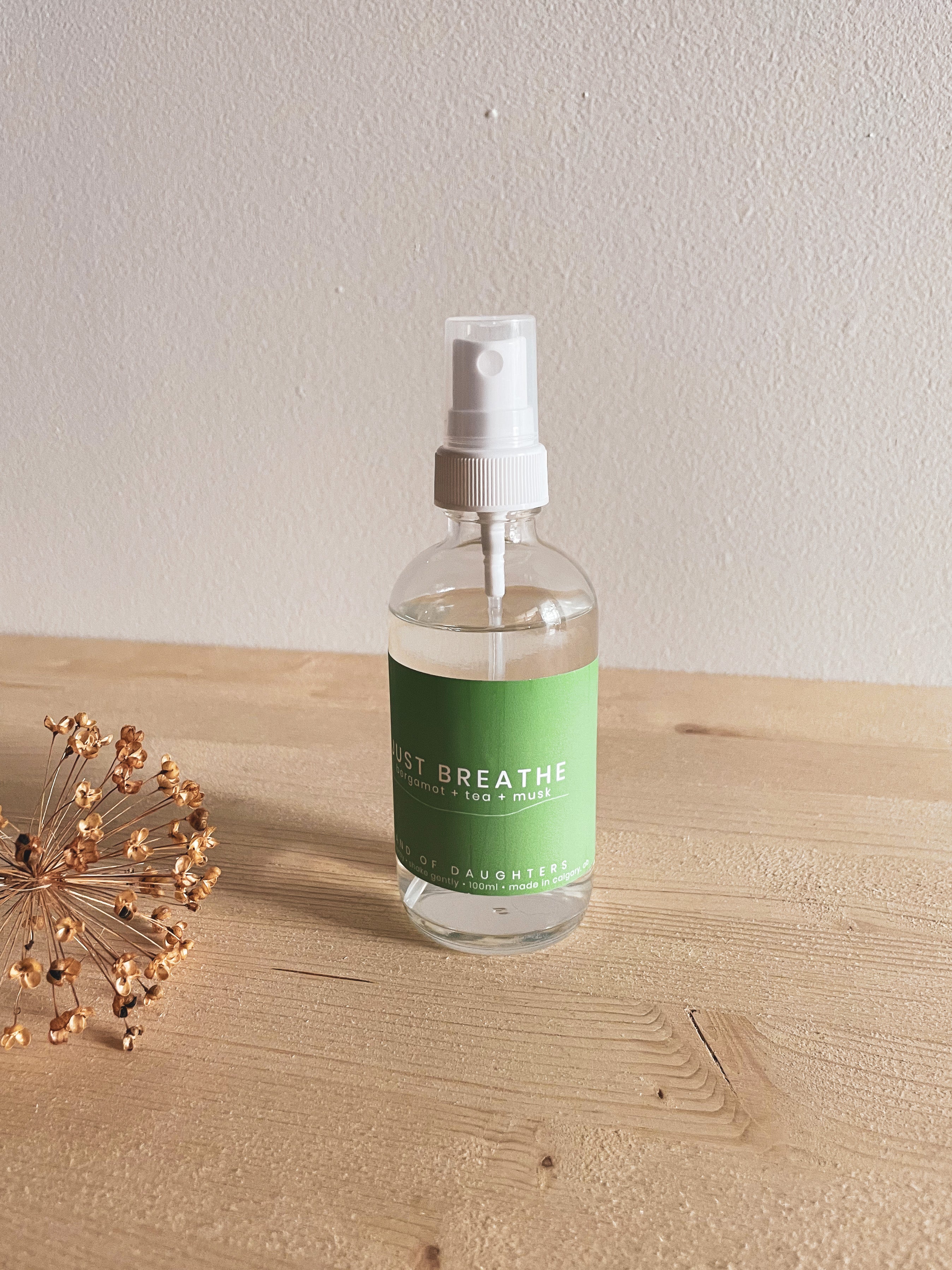 just breathe aroma spray by land of daughters